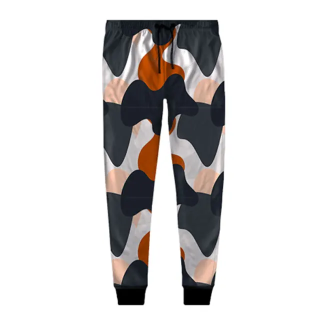  Мужской спортивный костюм с камуфляжным принтом