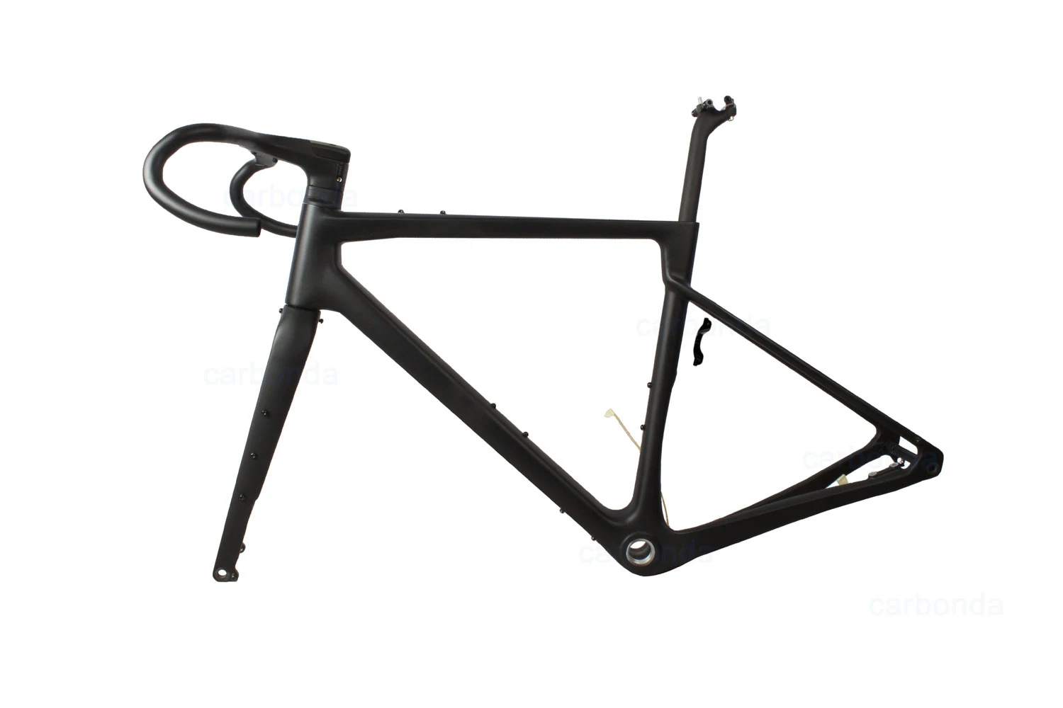 CFR707 china carbon frame gravel bike frameset BSA-68