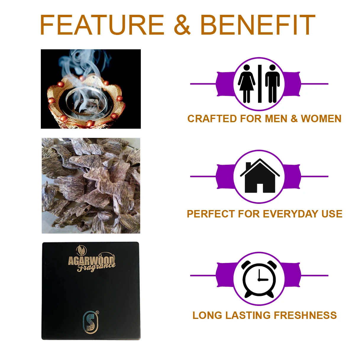 Religious Fragrance Agarwood Combodi Oud Incense Cheap Price 100% Organic Vietnam Agarwood  Oud Incense