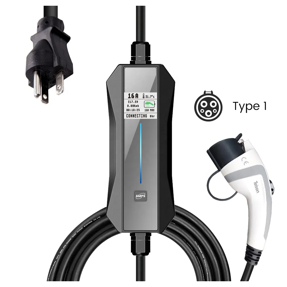 Teison mode 2 16A  portable ev fast car battery charger