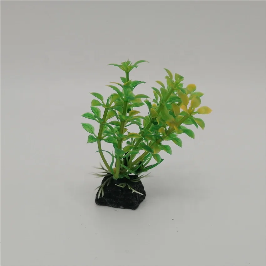 Plastic PVC OEM aquarium Artificial aquatic water grass landscaping plants water weeds red tree