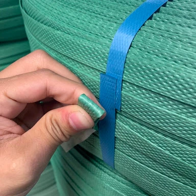 Pet strap price - pet strap polyester packing green black color _Ms. Azura