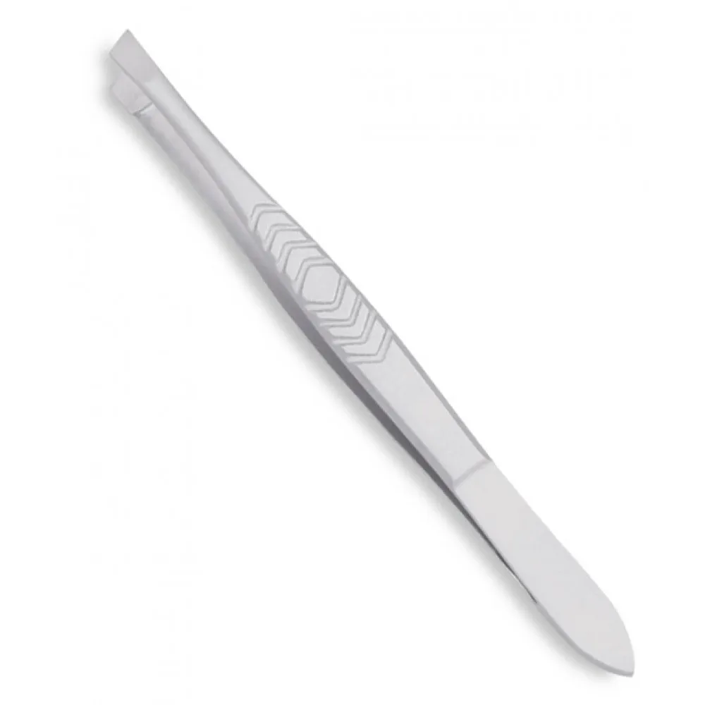 
Fine Pointed Tweezers with Texture on Handle for Grip, Size : 9 cm 