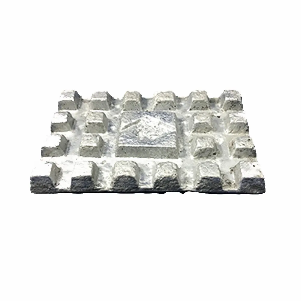 Belmont 5% Phosphor Tin Alloy Waffle to Used Tin Dross Formation for Metal Bath Cleaner & Stainless Steel Alloys