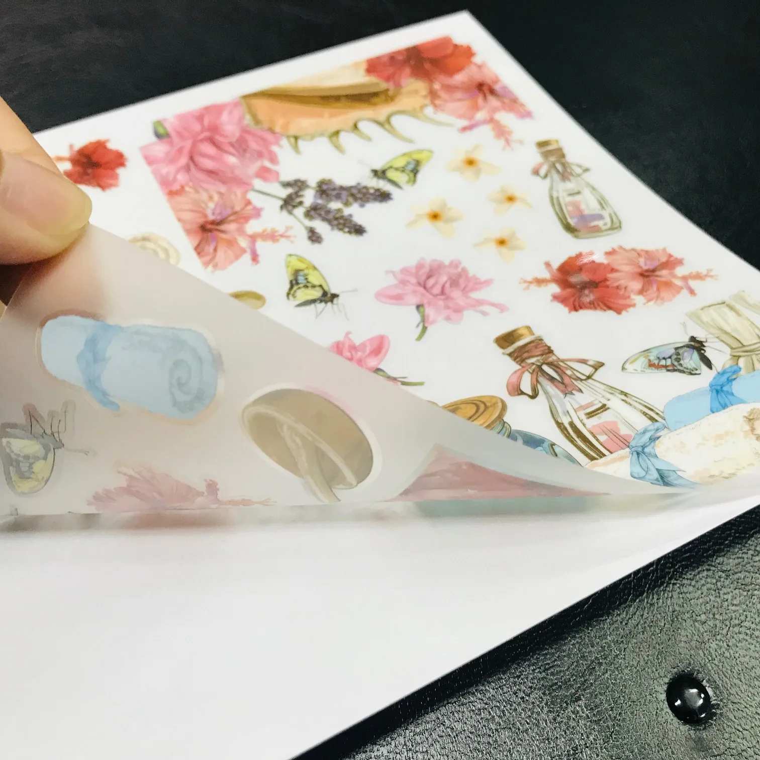 DIY Rub On Sticker / Transfer Decal Decorative Stickers Suitable on Different Material with Disney & NBCU audited factory
