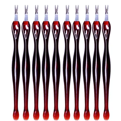 Glass Cuticle Pusher Manicure and Pedicure Stick