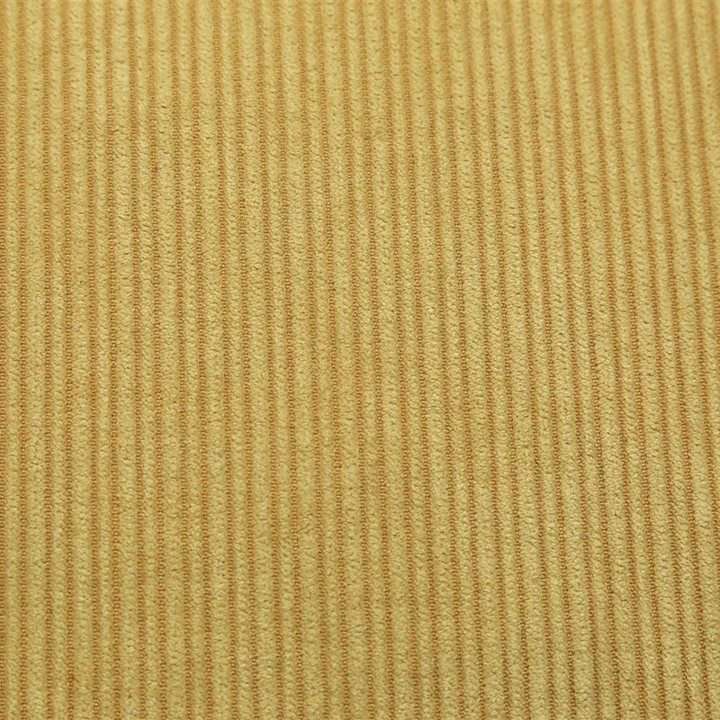 Fabric for Pants Toys and Shoes 6 Wales Home Textile T/N Corduroy Upholstery Fabric Customized Woven Dobby Soft Weft Plain Dyed