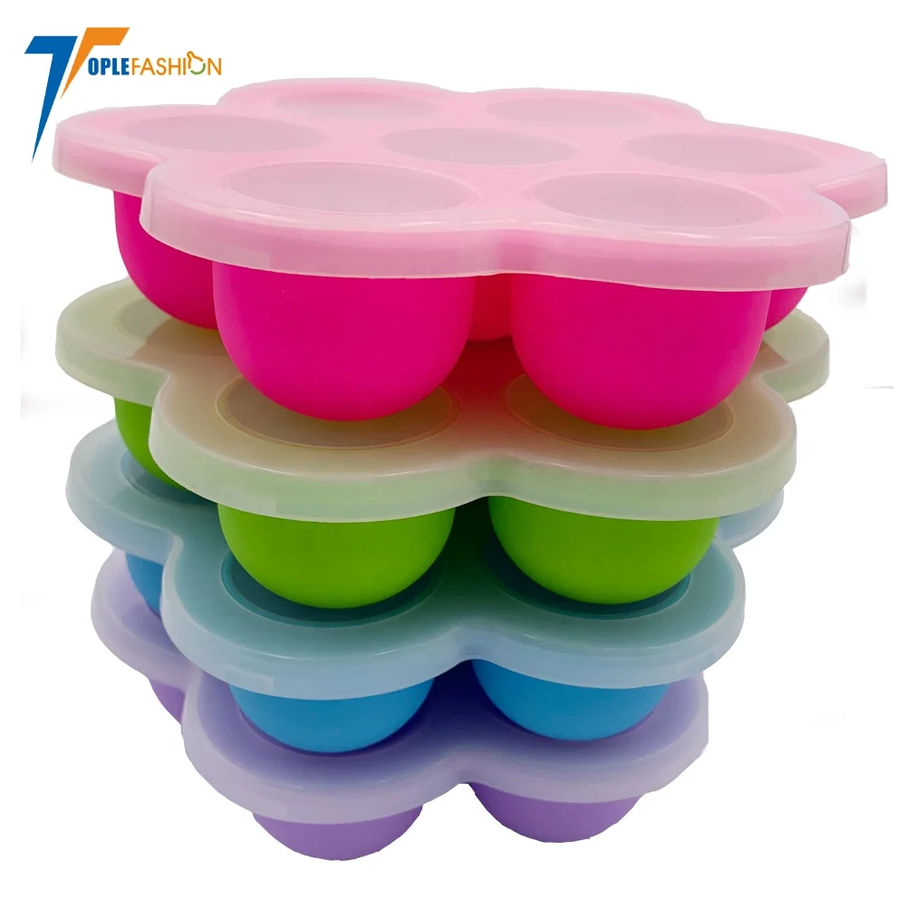 food grade Baby Food Storage Container Freezer Trays silicone baby food storages