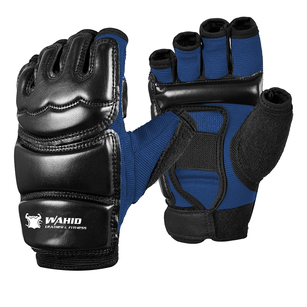 Premium Synthetic Pu Leather & Strong Grip Design Taekwondo Gloves for Sparring Martial Arts Boxing Training Kickboxing