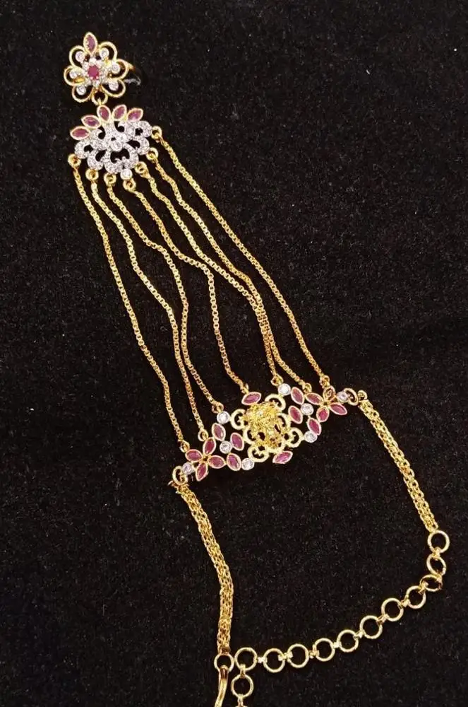 Custom Cubic Zircon Jewellery earrings for women, Indian Chandelier Gold Plated Jewellery Earrings women