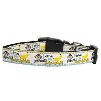 Monkey Madness Nylon Ribbon Martingale Collars