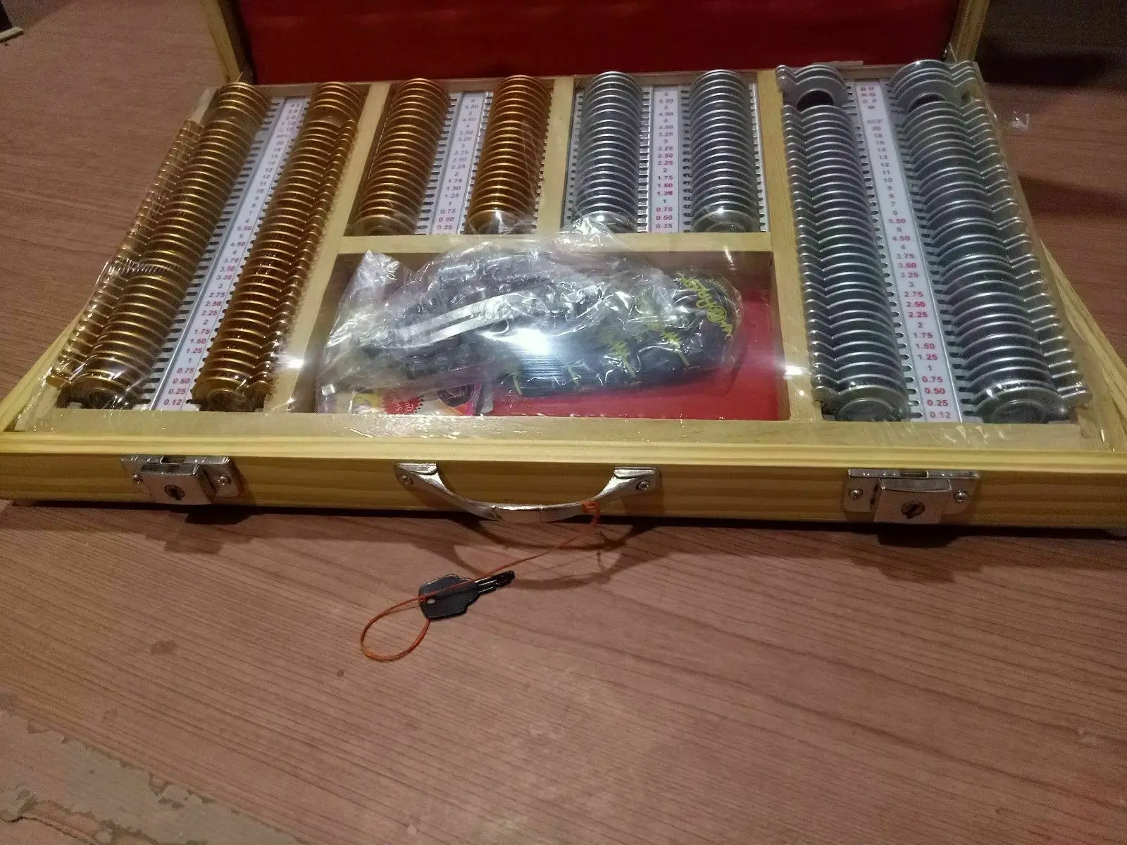 MARS-INTERNATIONAL Trial Lens Set Case of 198 Lenes with Trial Frame For Optometry Equipment FREE WORLDWIDE SHIPPING