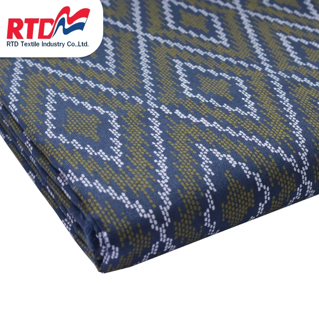 Рубашки RTD из ткани Оксфорд в полоску полиэстера/хлопка темно-синие WP 3788