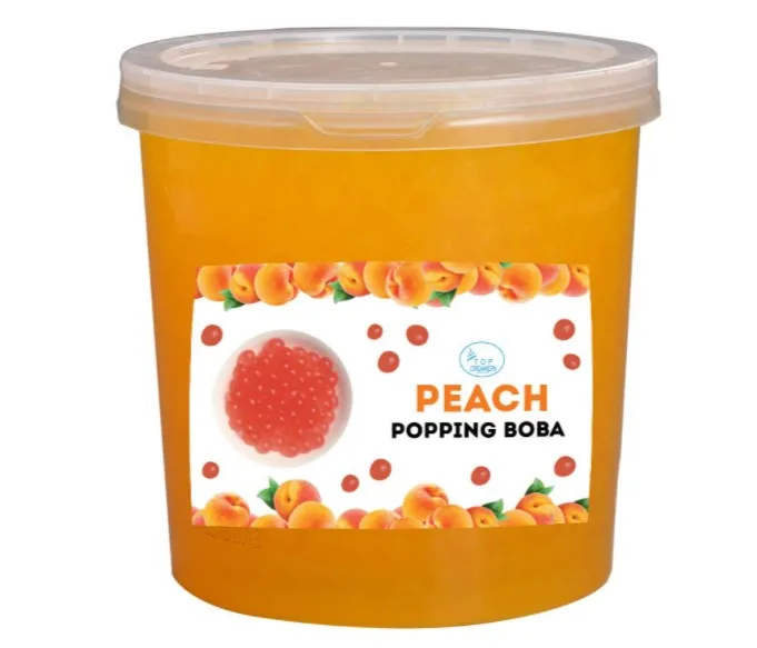 Фруктовый поппинг boba с персиковым вкусом из Тайваня 3 2 кг