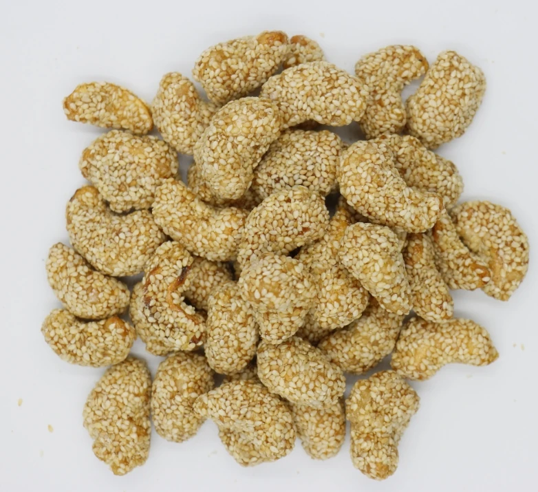Wholesale Price and High Quality with Sesame Coated Roasted Cashew Nuts