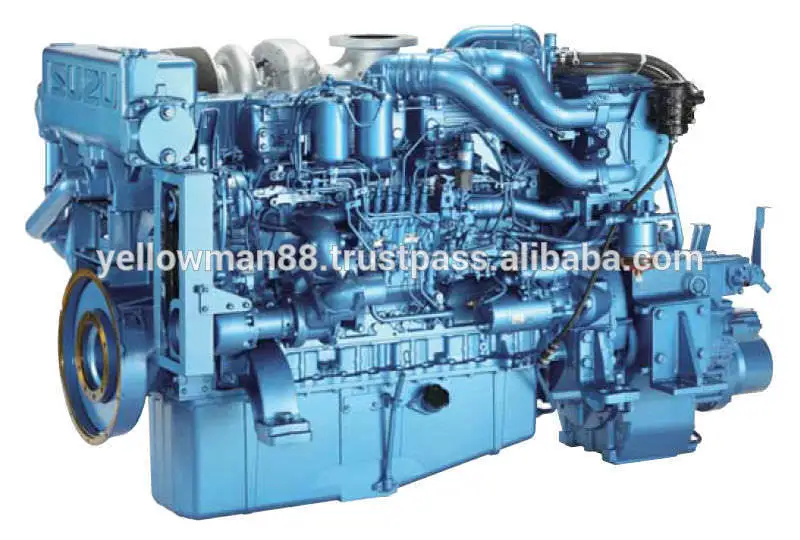 New Boat Engine 4 Cycle Diesel Engine ISUZU Diesel Marine Engine With 6 Cylinders