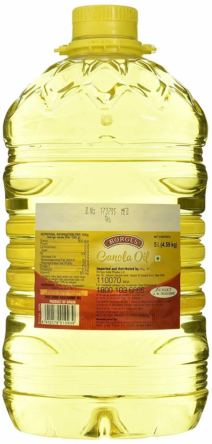 
Canola cooking oil 