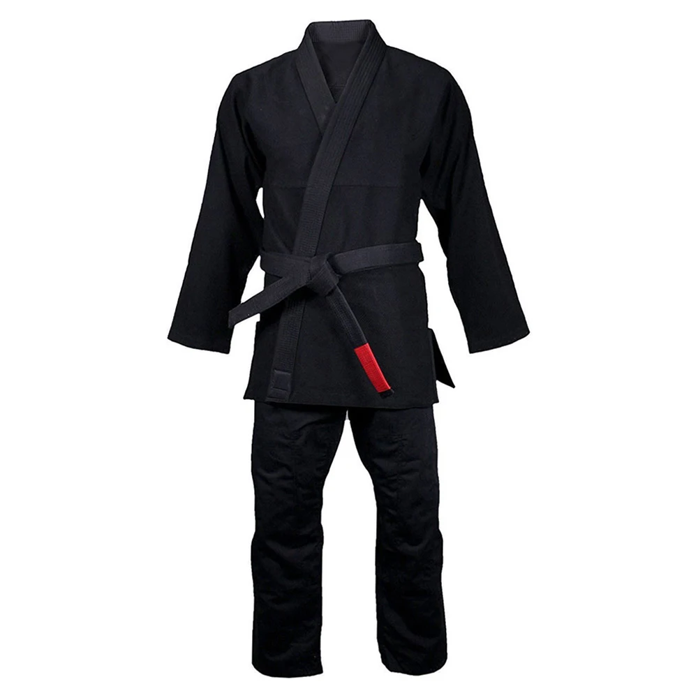 WKF approved high quality black karate gi for training comfortable karate uniform