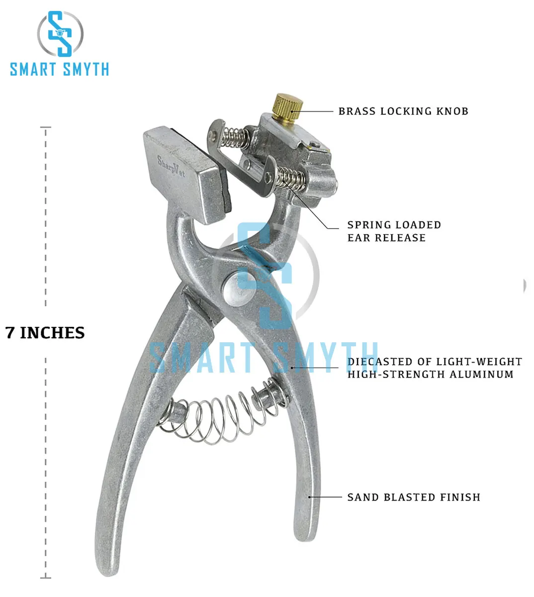 Small Animal Complete Tattooing Kit with Ink for Identification of Sheep, Pigs, Goats, Cats, Dogs