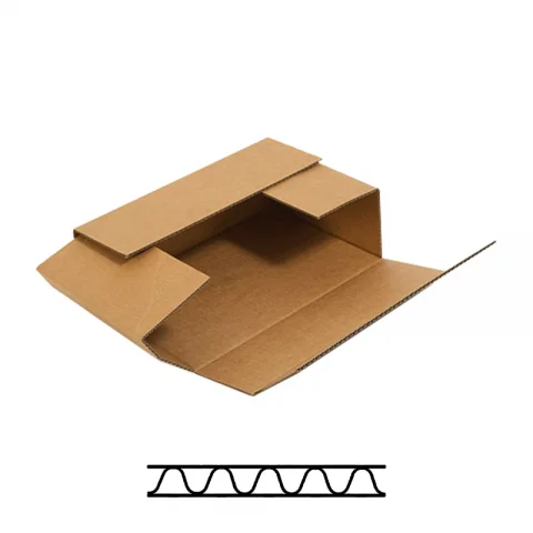 Die Cutting Designer Retail Corrugated Packaging Boxes Hard Board Boxes Customized printing With Ruffled Shape Customized Size