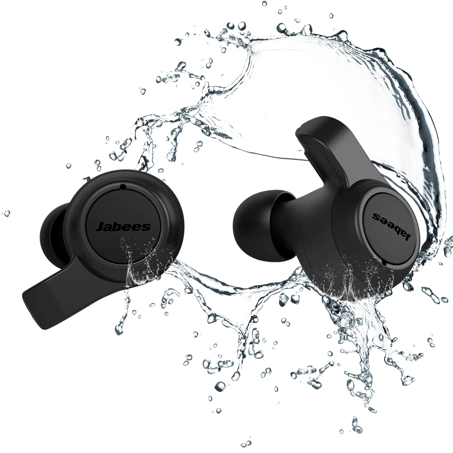 Jabees IPX7 Waterproof Wireless Sports Earphones TWS Earbuds with Dual-Mic 40 Hrs Battery with Portable Charging Case Firefly.2