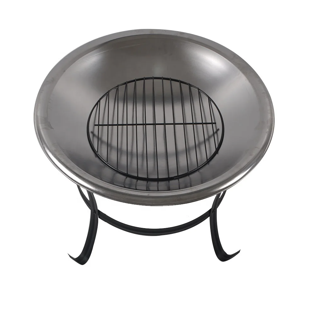 Sejr 22 дюймов портативный Нержавеющая сталь костра braseros жаровня feuerschale открытый сад