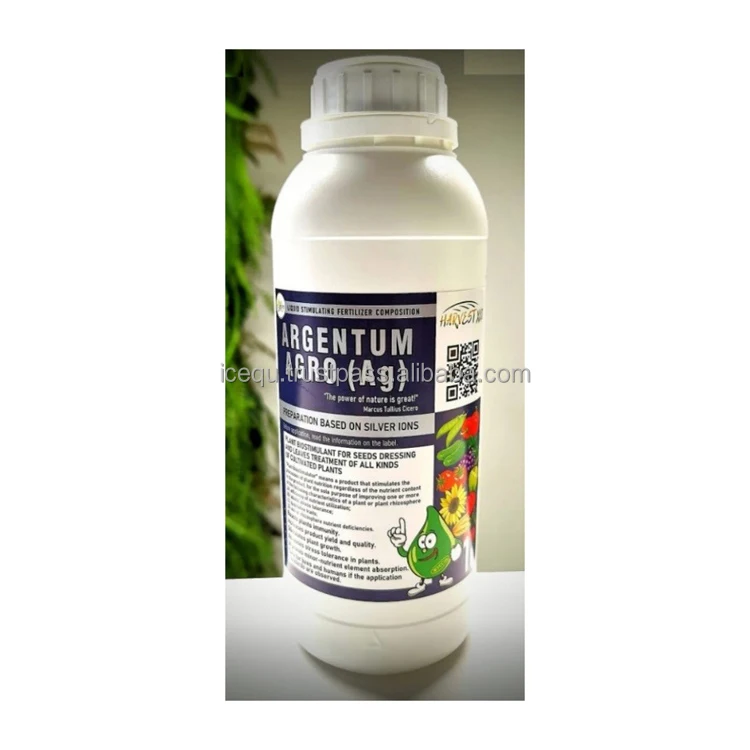 New liquid fertilizer with silver ions for the death of pathogens increases productivity, organic fertilizer