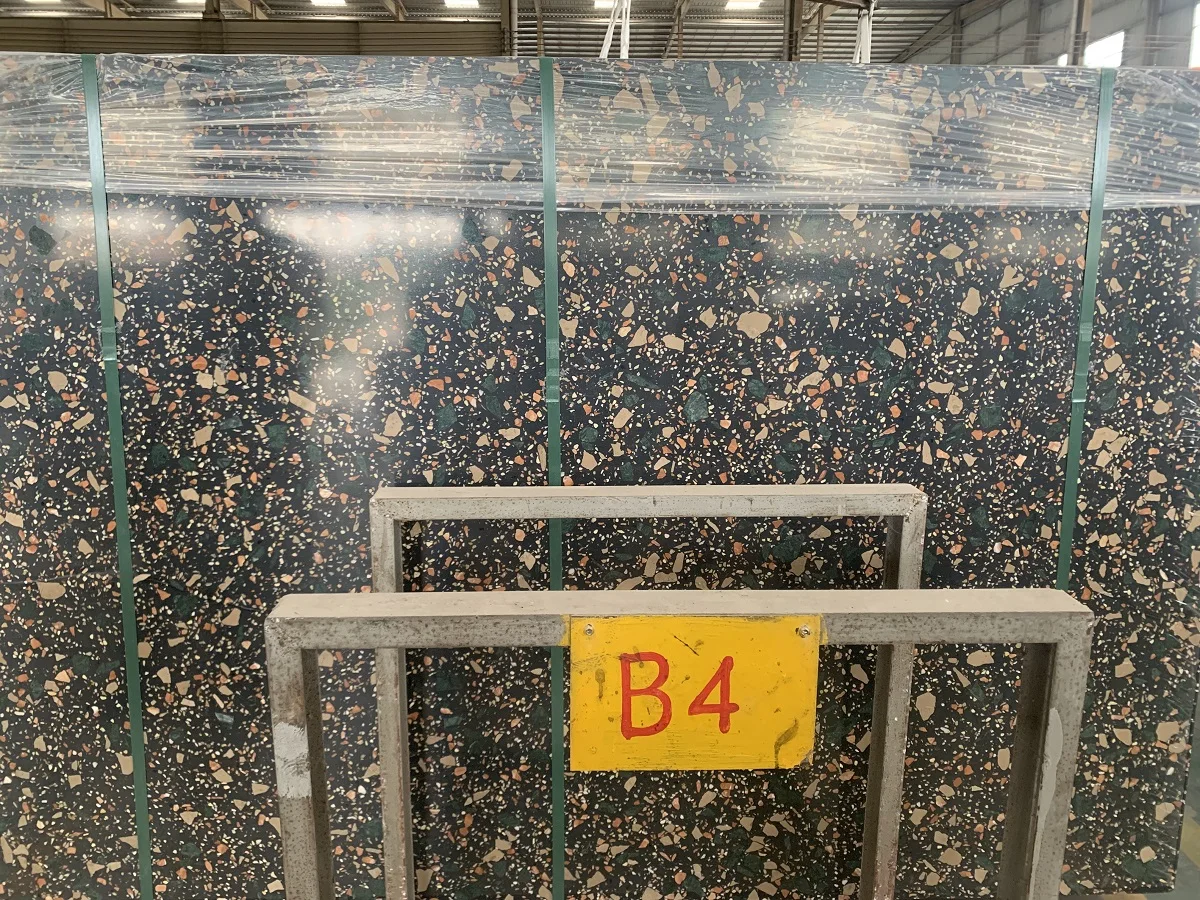 Terrazzo panels outdoor garden terrazzo table floor application with factory price