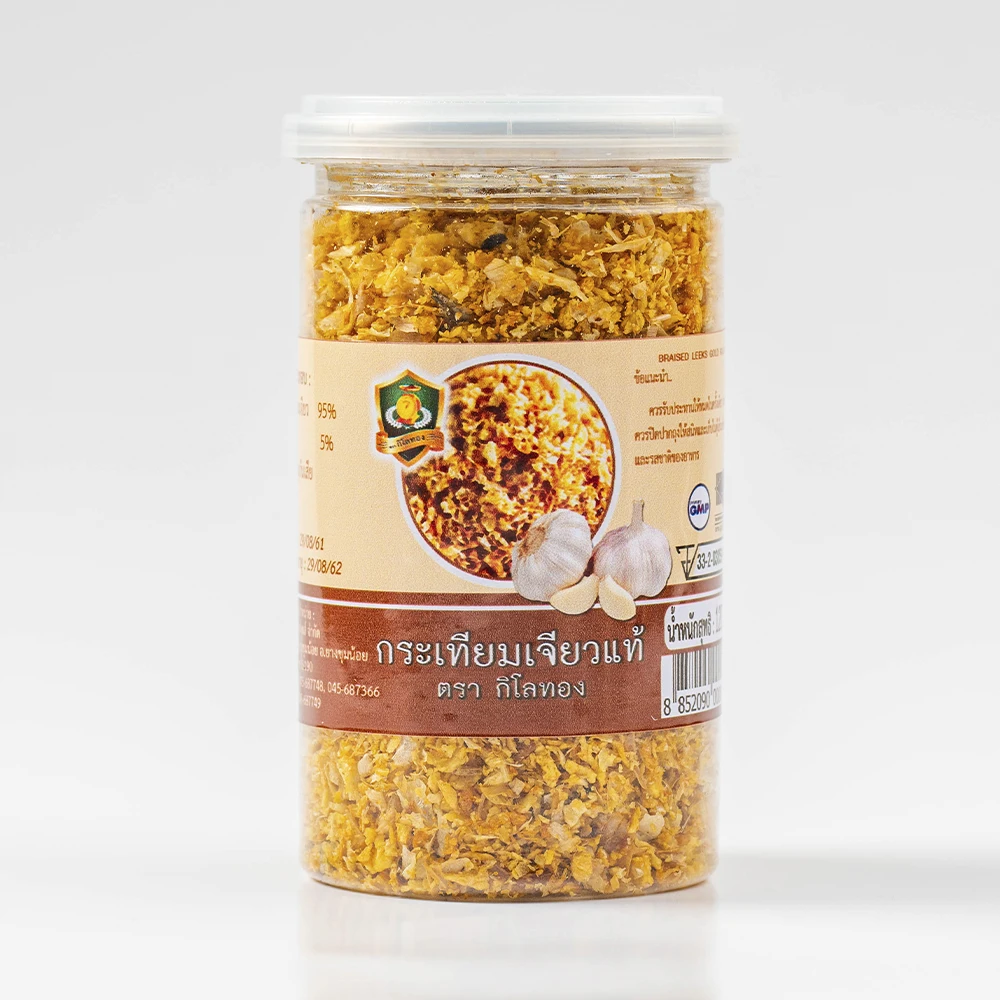 Premium Fried Garlic in Bottle - Fried Garlic Granules and Fried Garlic Flakes from Thailand