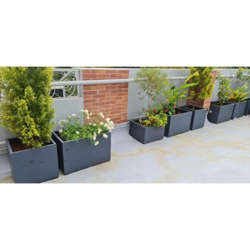 FRP строгальные стеллажи наборы для бистро скульптура отеля солнечный свет дисплей frp умный садовый стол набор инструментов pro