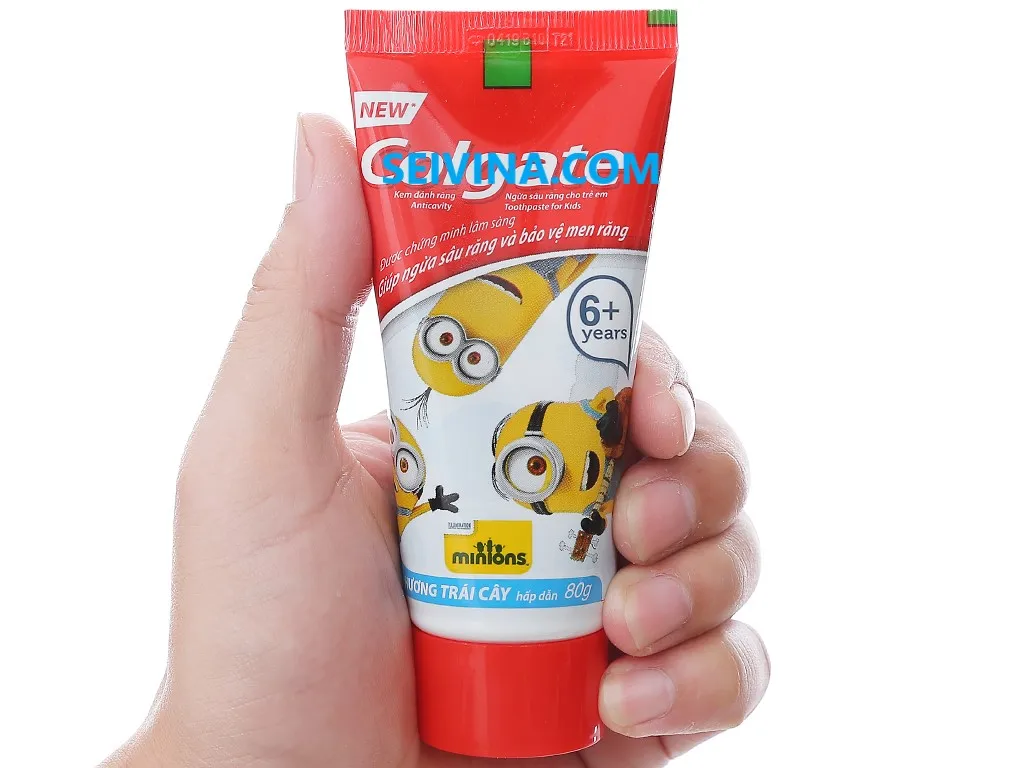 
Minion baby toothpaste kids fruit flavor prevents tooth decay, protects tooth enamel toothpaste 