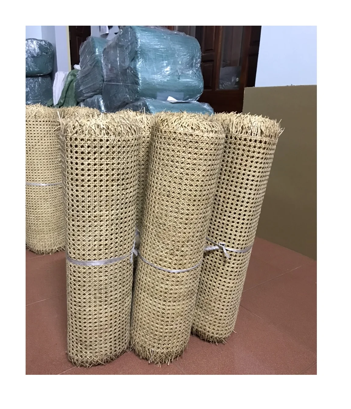Wholesale Rattan Cane Webbing Material for Furniture and Handicrafts /Woven Ratan Roll to Making outdoor Products