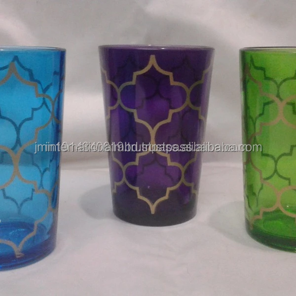 Moroccan tea glasses with gift box