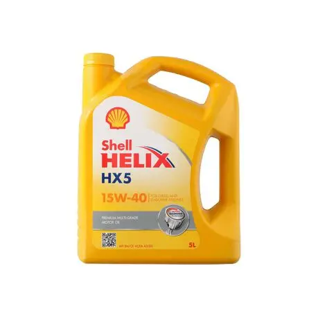 SHELL HELIX HX5  15w-40,Mineral Motor Oil ,  1 box 3 pieces of 5  liters = 15 Liters