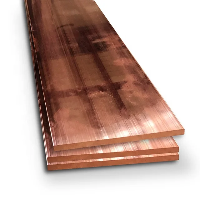 Best Grade Factory Price C11000, C1100 99.9% Pure Copper Square Flat Bus bar Busbar