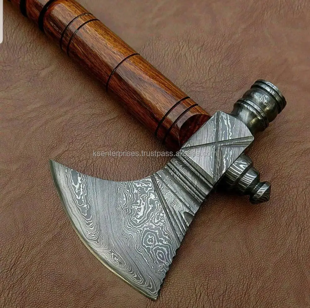 
Damascus steel handmade custom axes 