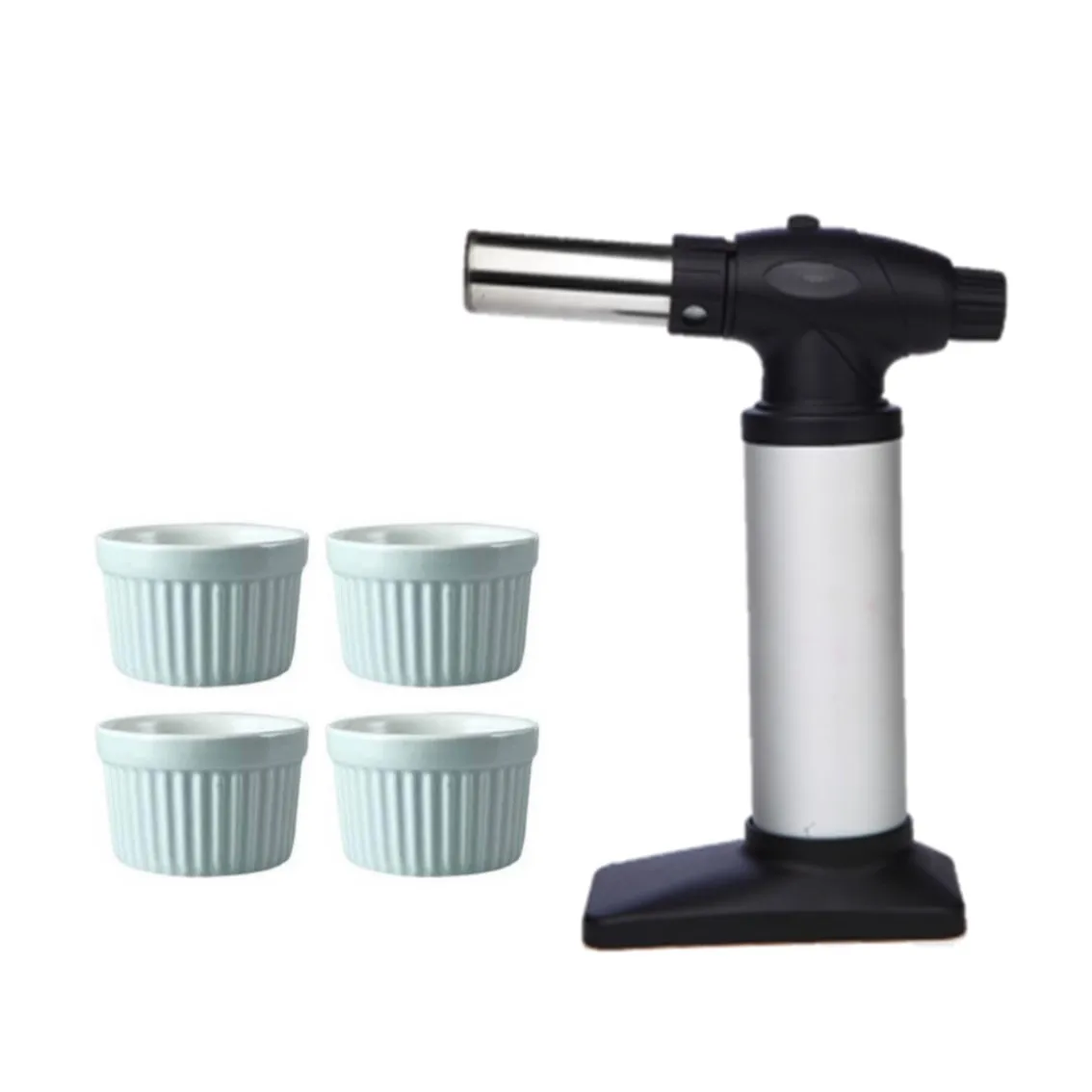 
Distributor Gas Blow Burner With Color Ramekins 