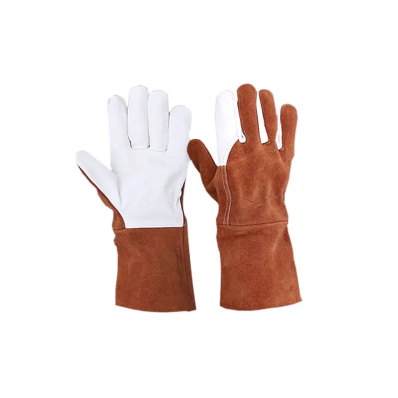 
Pig Split Leather Work Safety Protective Gloves 
