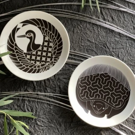 Customized Porcelain Small Plate wit Graphic Design for Gift