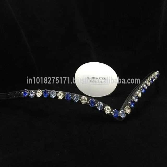 Horse Browbands svarovизящные блестящие ремешки для лошадей сделано на индийской кожаной лошади товары
