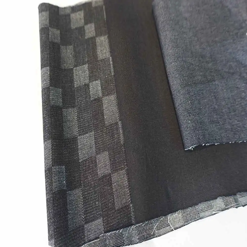 cotton lycra denim fabric denim fabric samples zip lock bags