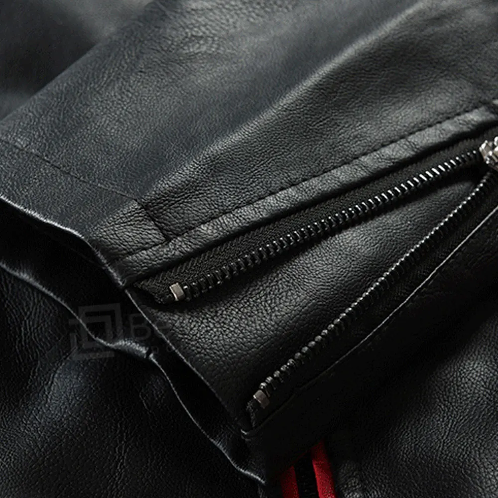 OEM 2024 Manufacturer Breathable New Style Men Leather Jacket 2021 Winter Leather Jacket For Mens