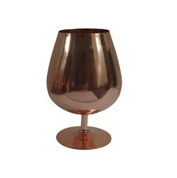 Large Solid Copper Snifter Goblet Cups Large Moscow Mule Cups Copper Wine Glasses Cocktail Champagne Snifter Goblet
