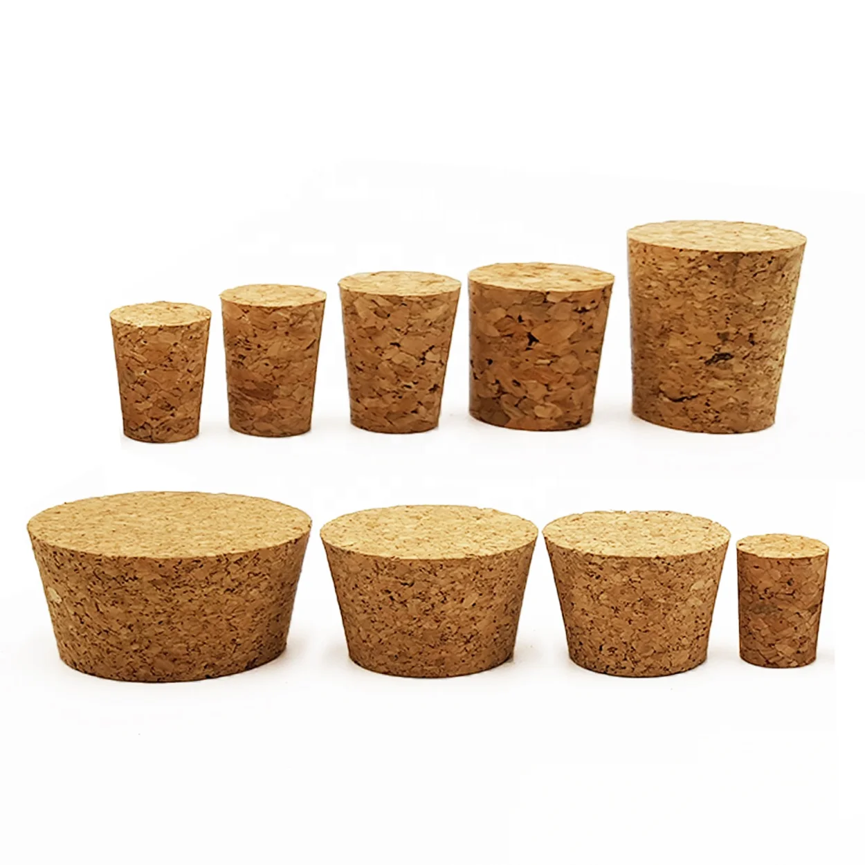 
Tapered Cork Stoppers for Jars, Vials and other 