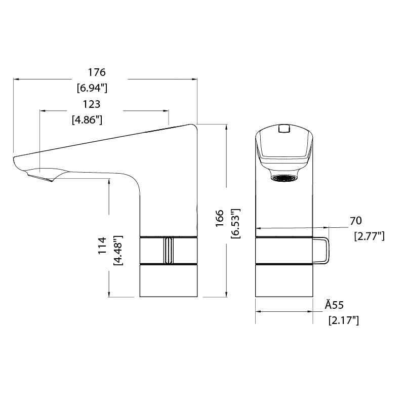 IntelliSense basin faucet Chrome sensor lavatory faucet