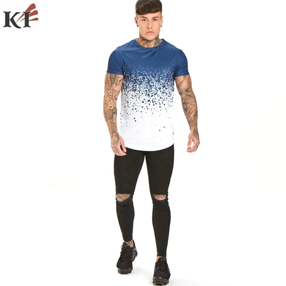 3D Sublimation Printed Men T Shirts Casual Wear Latest Design Top Quality Sportswear Sublimation T Shirts UK