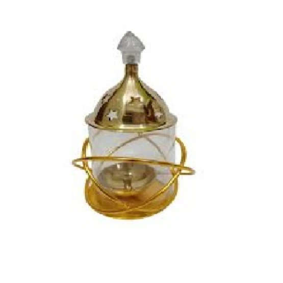 Vintage Brass Lantern Diya Big