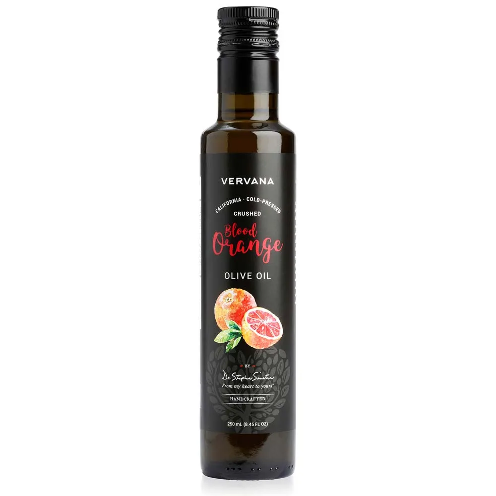  Холоднопрессованное измельченное оливковое масло Vervana California со вкусом апельсина и измельченной крови 250 мл (8 45 жидких