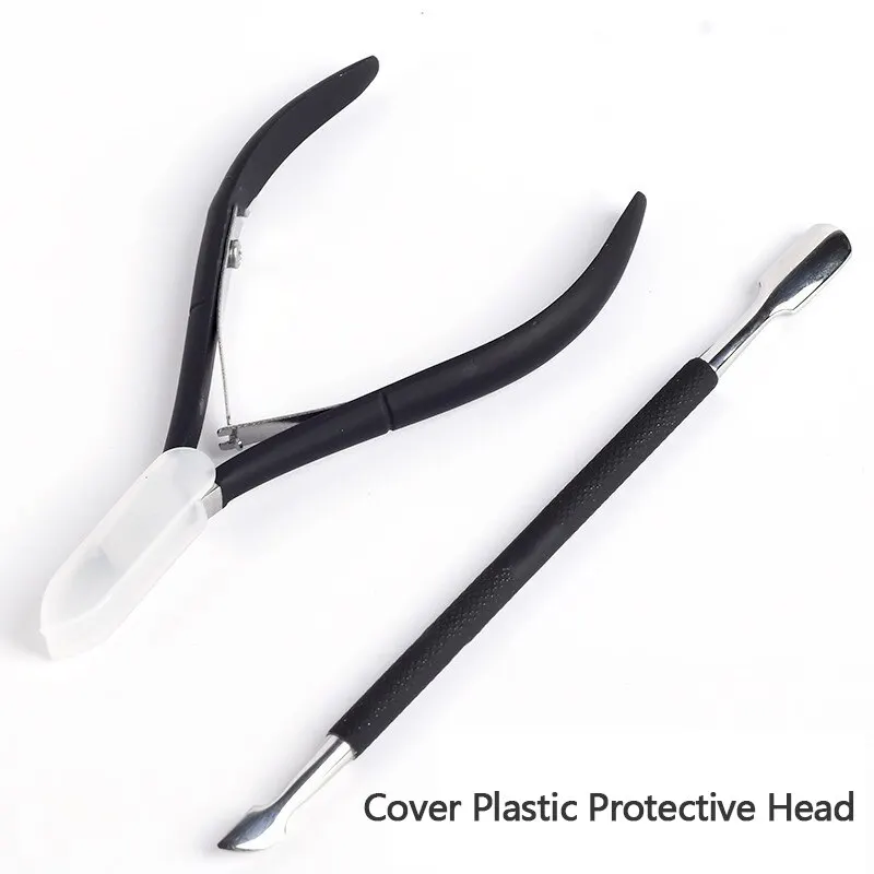 Nail Clipper Finger Toenail Trimmer Dead Skin Scissors Cuticle Remover Cutter Plier Manicure Tool Cuticle Pusher