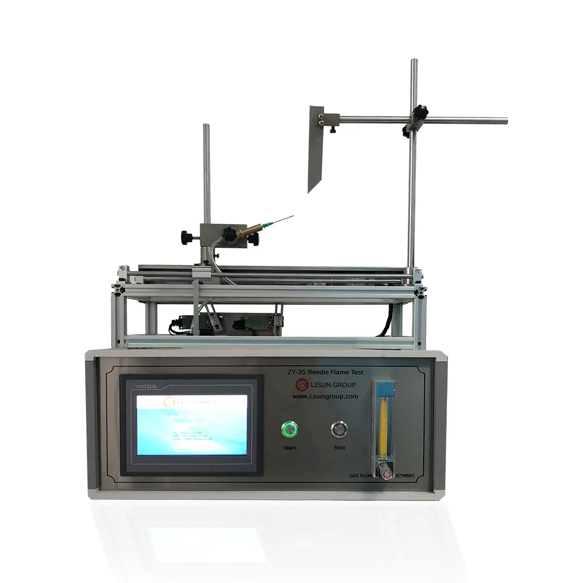 Needle Flame Test according to IEC60695-2-2 and IEC60695-11-5